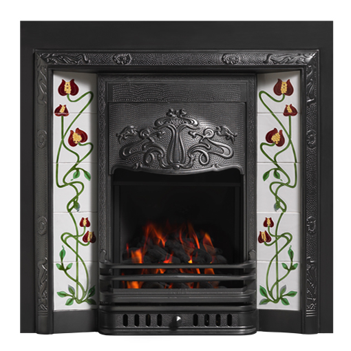 CastTec art nouveau antique tiled insert
