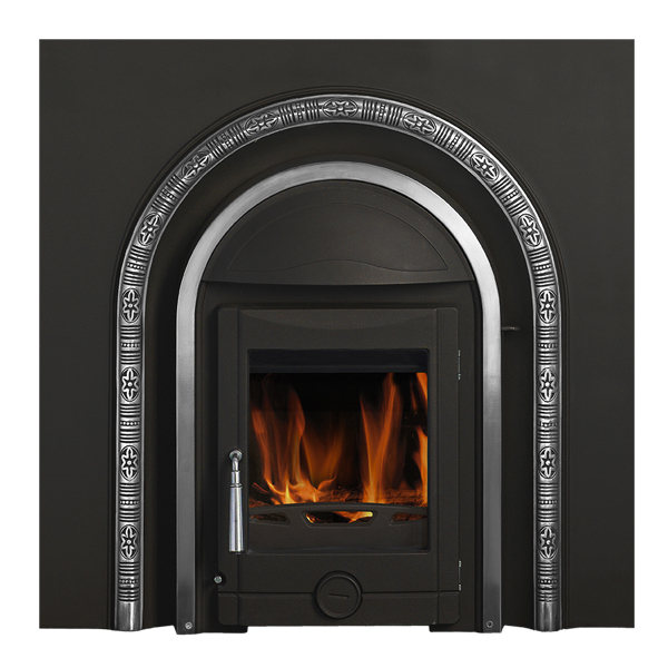casttec polaris decorative arch solid fuel insert